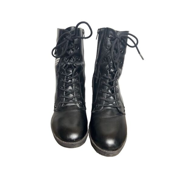 Guess combat boots milatary chunky heel size 10 - Picture 7 of 12